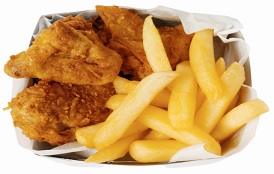 Chicken and French Fries